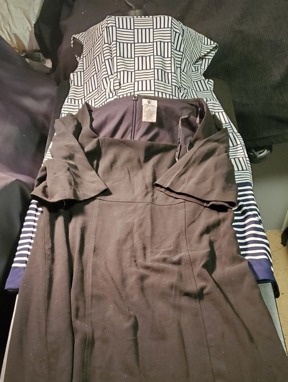 Worthington Black Size 14 Square-Neck Long Dress/i Le Newyork Size14w Dress